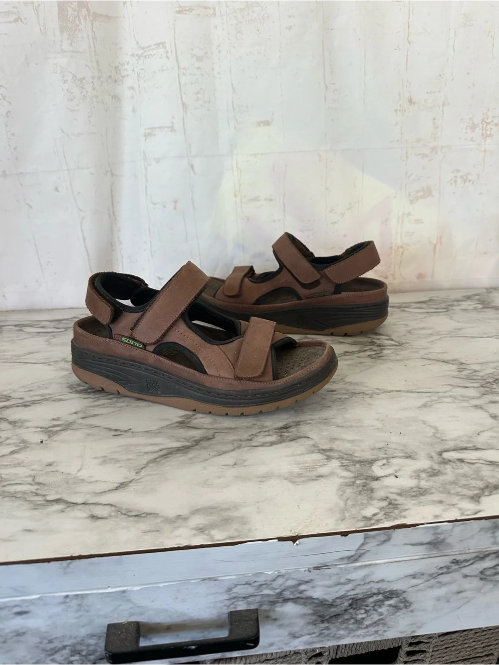 Sano Mephisto Men Comfort Walking Sandals Sz 8 Orthopedic Hiking Casual Outdoor